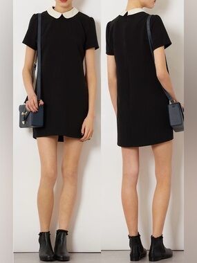 Cooperative collared little black dress size M